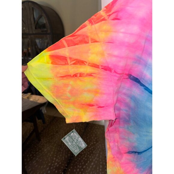 NWT Surf Life Tie-Dye Los Cabos Mexico T-Shirt XL 100% Cotton Skater Surfer - Picture 6 of 8